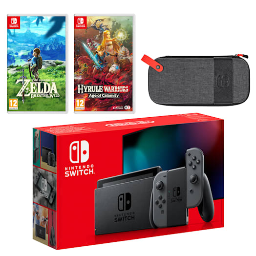 Nintendo Switch (Grey) The Legend of Zelda Double Pack